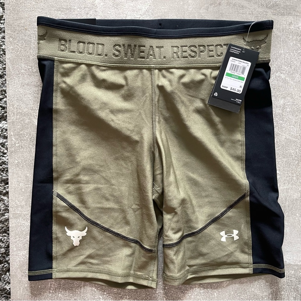 Under Armour Olive and Black Shorts